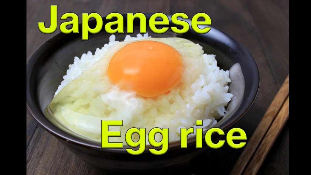 Japanese raw egg rice!!