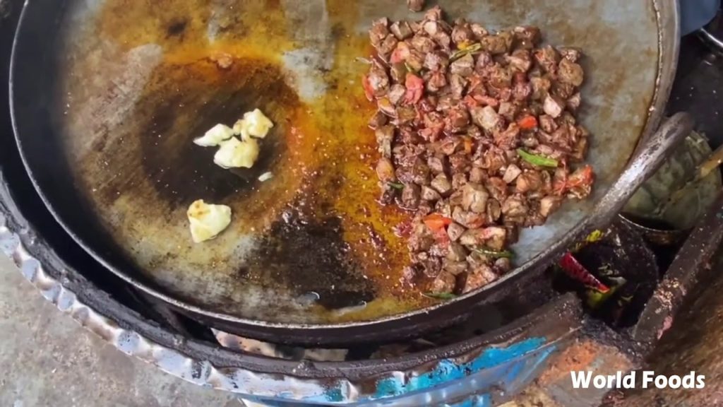 kaleji | liver fry | Street food of Peshawar | liver fry street food | Pakistani Street Food