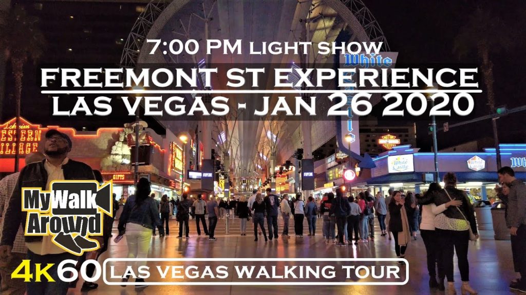 Walking Downtown Las Vegas – Freemont Street Experience Light Show (4k Las Vegas video) Walking Downtown Las Vegas - Freemont Street Experience Light Show (4k Las Vegas video)