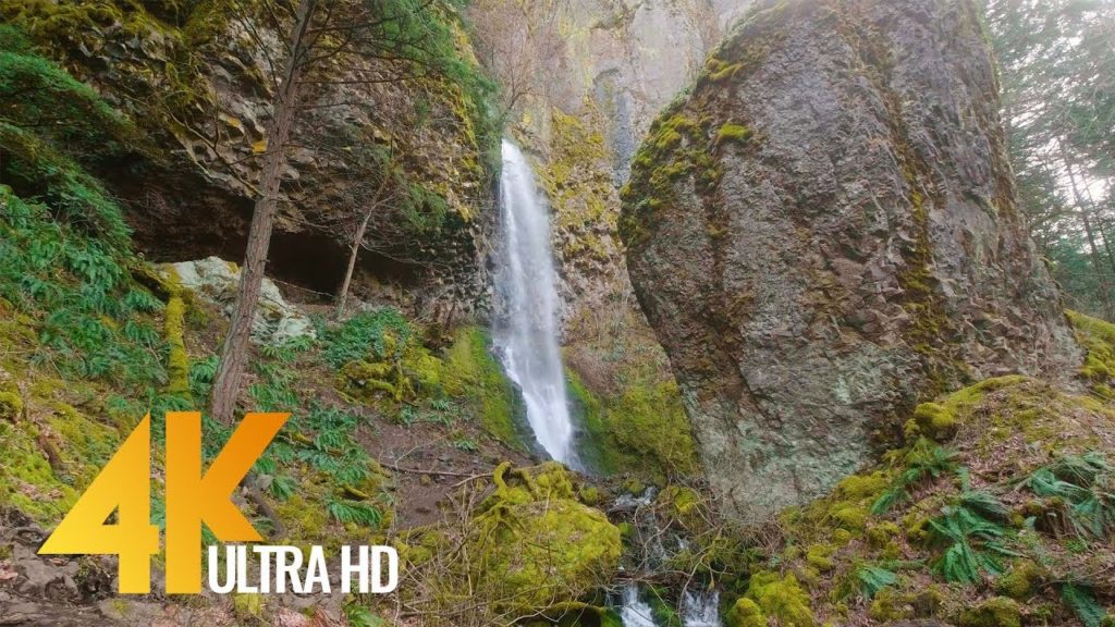 Oregon Waterfalls in Wintertime - 4K Nature Relax Video - Short Preview