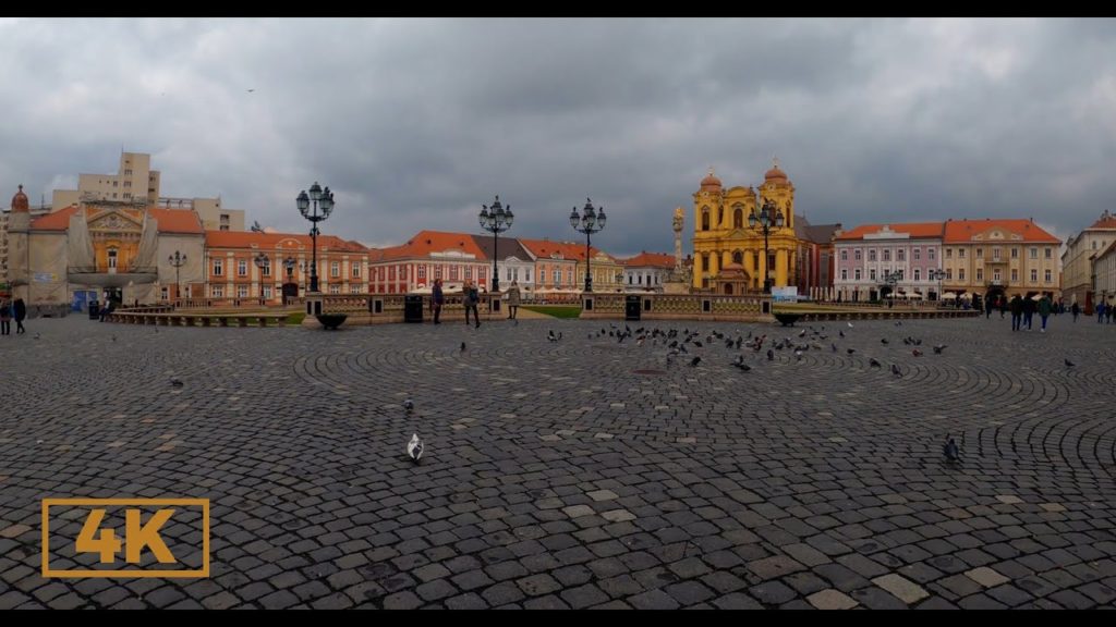 Walking in Timisoara, Romania 4K