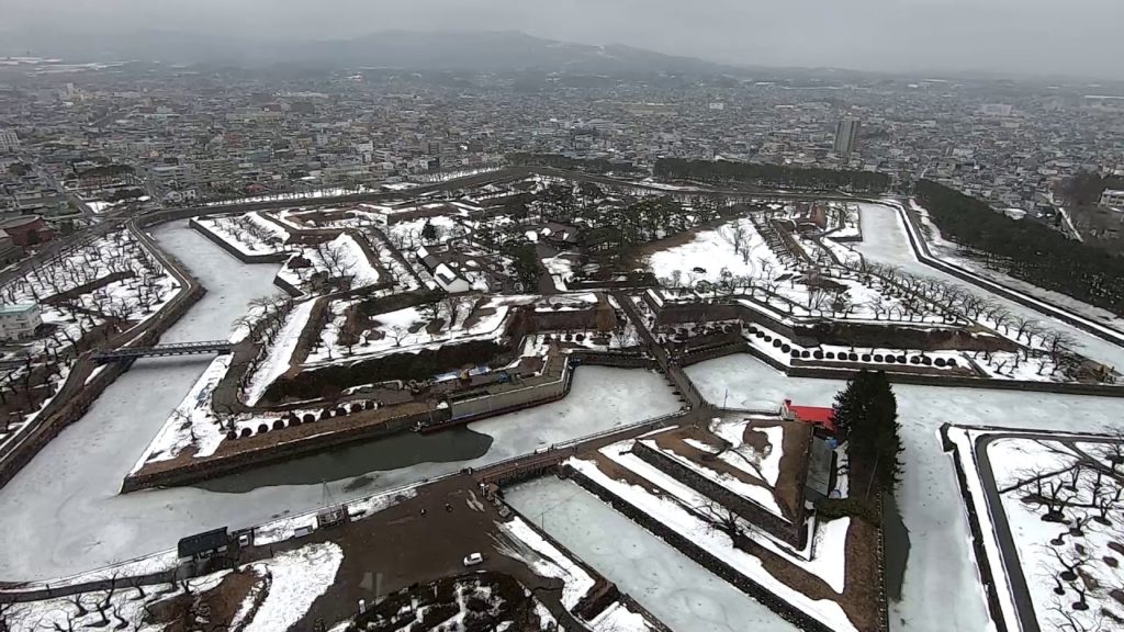 Fort Goryokaku & Mount Hakodate