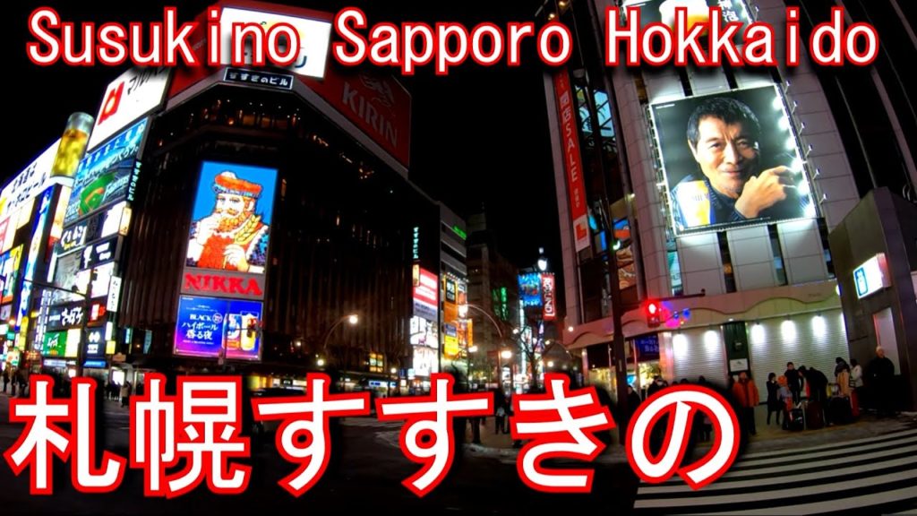 札幌市すすきの  Susukino, Sapporo, Hokkaido.
