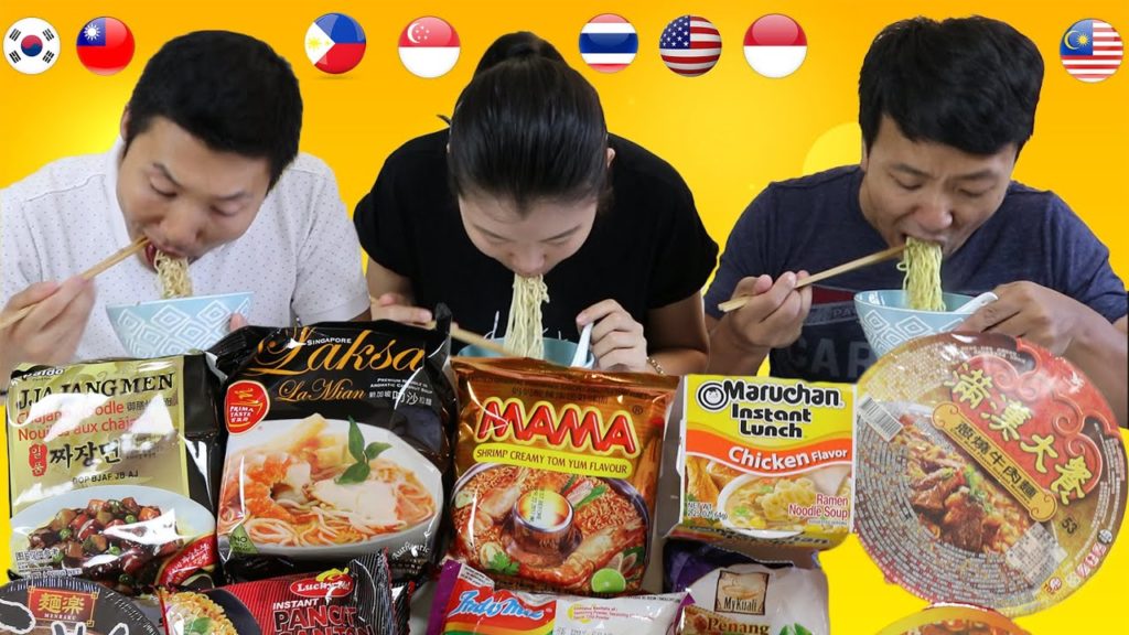 Tasting RAMEN INSTANT NOODLES From Around the World! Tasting RAMEN INSTANT NOODLES From Around the World!
