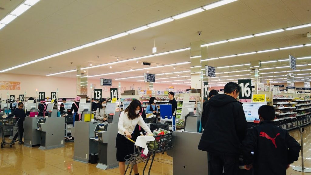 【4K】Japanese Supermarket Tour: Coronavirus Sparks Panic Buying & Empty Shelves