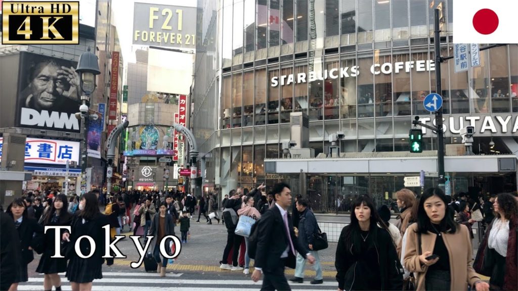 🇯🇵Tokyo Winter Walk - Shibuya District on December -【4K 60fps】