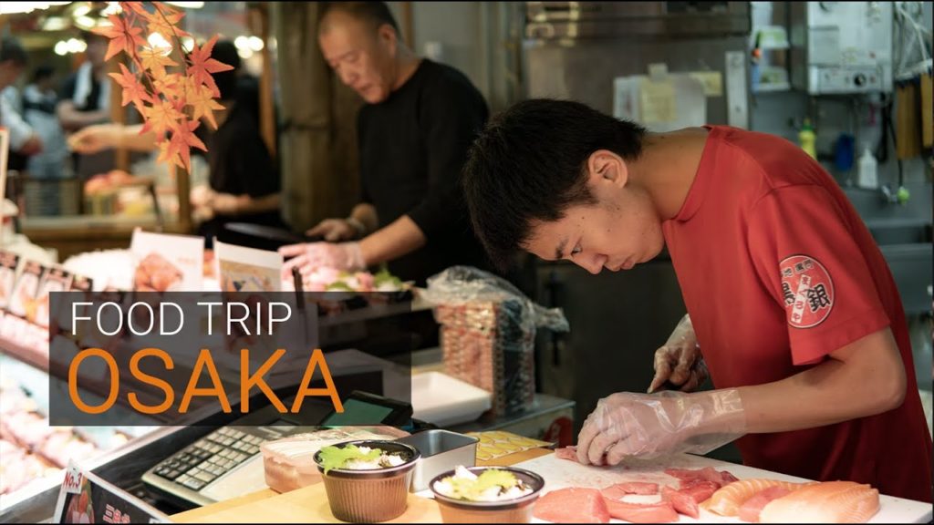 OSAKA FOOD TRIP | A 1-minute food tour of Dotonbori, Kurumon Market and Toyo Izakaya