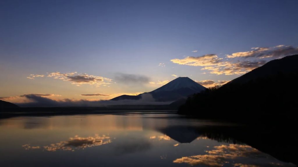 Japan 1minute Travel Mt.Fuji Lake Motosu-ko（富士山の絶景動画）
