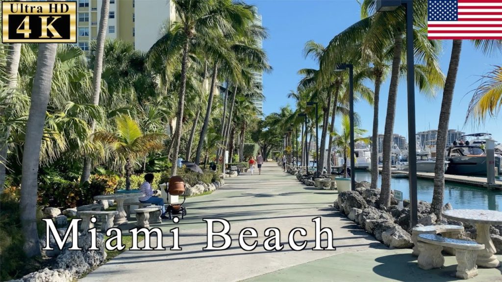 🇺🇸Miami Beach Winter Walk - South of Fifth Neighborhood -【4K 60fps | iPhone 11 Pro】