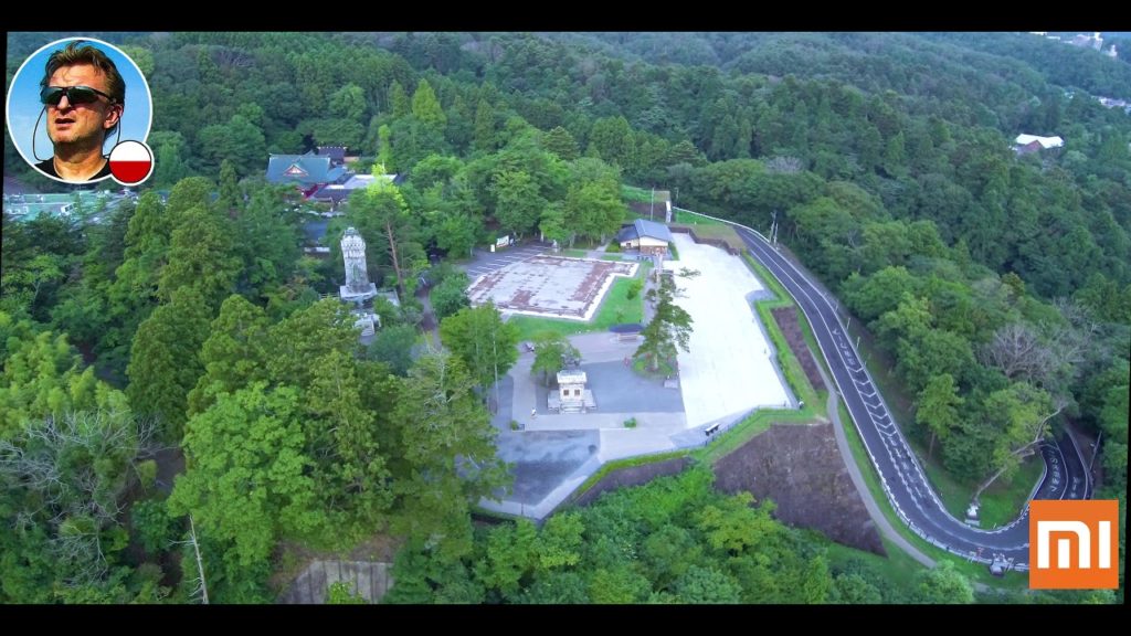 Mi Drone nad ruinami zamku w Sendai