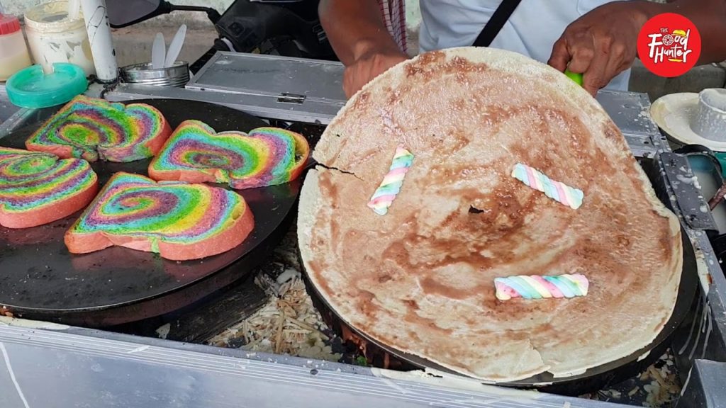 Amazing Street Food - Unique Rainbow Toast & Crispy Creepes