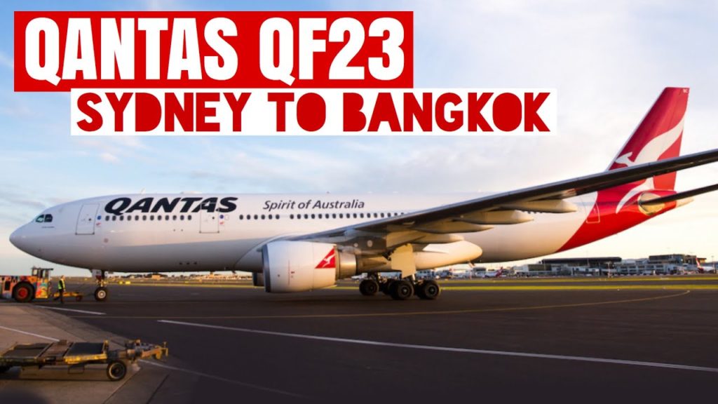 QANTAS QF23 - SYDNEY TO BANGKOK