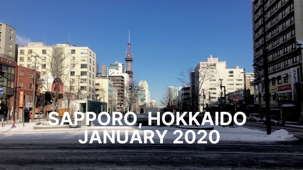 Walk Around Sapporo, Hokkaido in January 2020