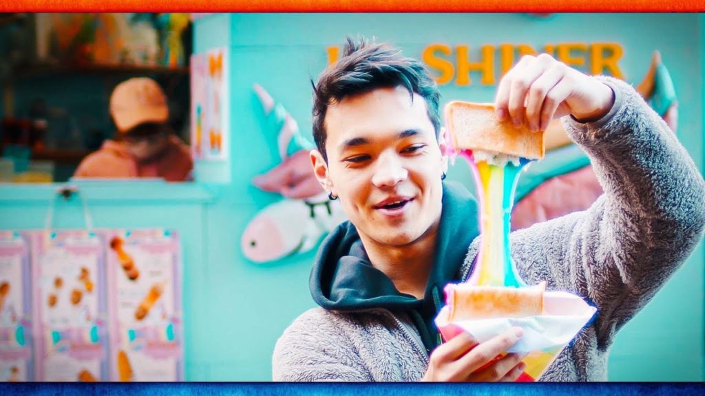 KAWAII JAPANESE FOOD of HARAJUKU//Tokyo Japan | Cotton Candy + Rainbow Sandwich