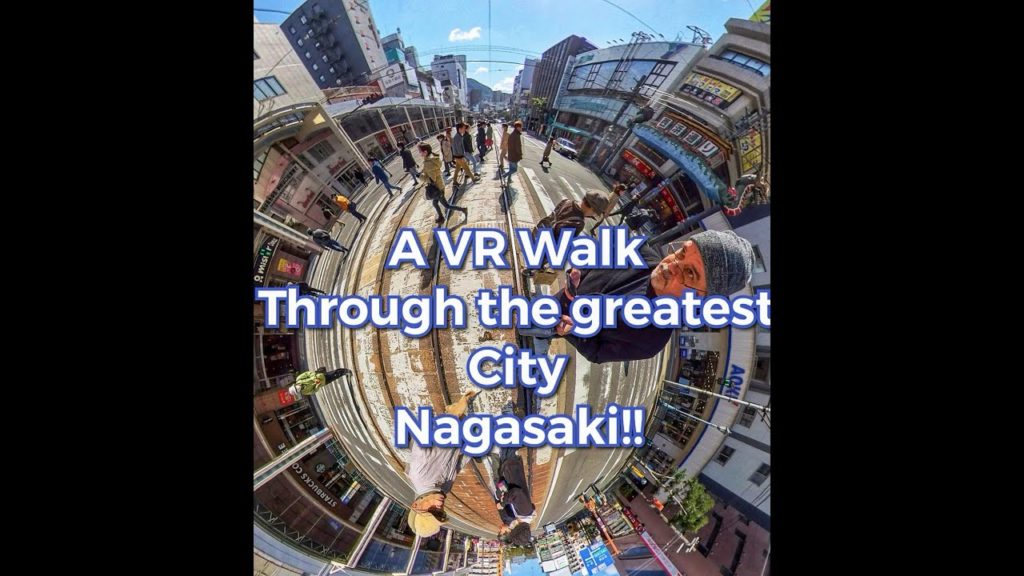 A walk through Nagasaki in VR 4K. Travel with me through the streets of Nagasaki.