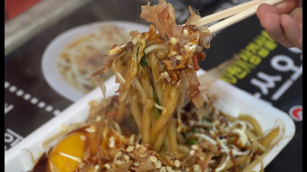 [4K] 노량진 길거리음식 야끼소바, Seoul noryanggin Street Food yakisoba,焼きそば