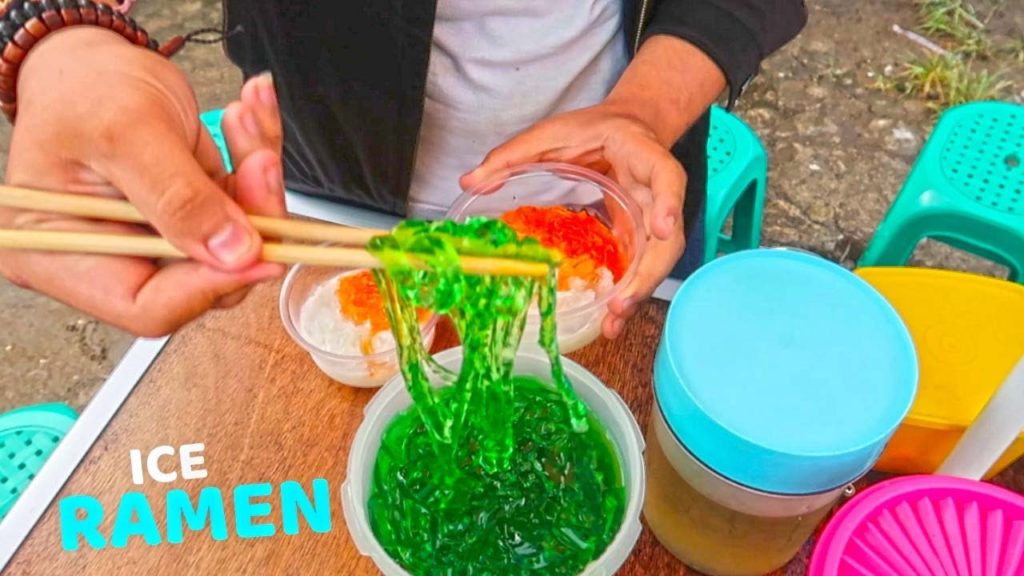 AMAZING STREET FOOD - JELLY RAMEN ICE