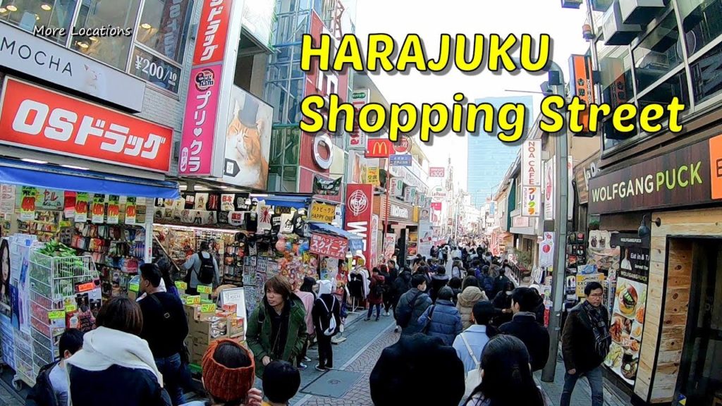 Takeshita Street - HARAJUKU - SHOPPING STREET In Tokyo Japan
