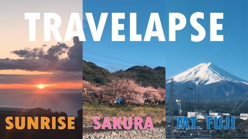 [TRAVELAPSE] Japan Road Trip - Atami, Kawazu, Fuji - Charming
