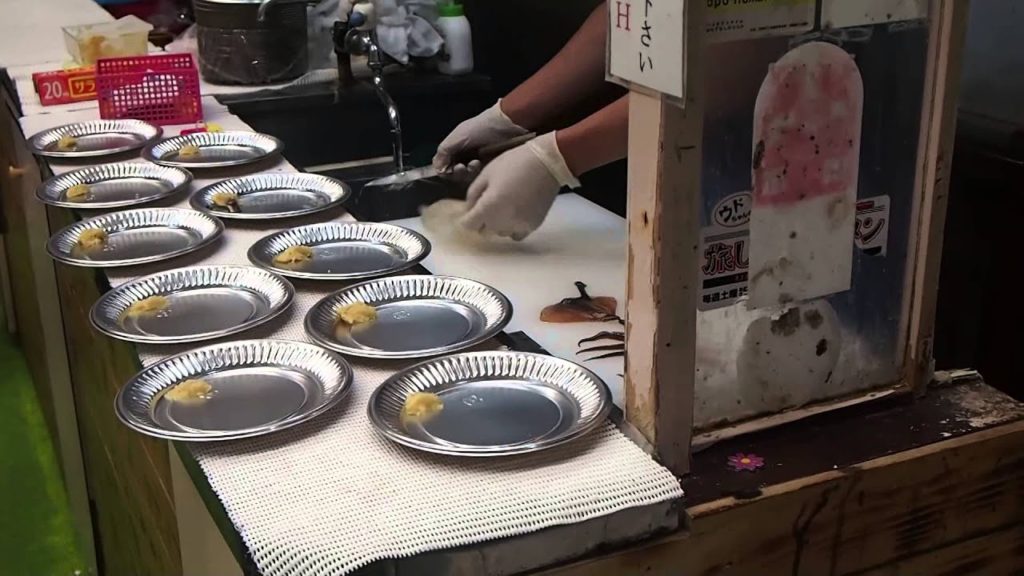 Fish Market Squid Fishing in Hokkaido (Otaru Market)