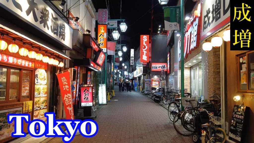 HQ Sound🎧 Night Walking Tokyo ✨ Narimasu Street　東京と埼玉の境にある街、夜の 成増 を散策　【高音質】Japan