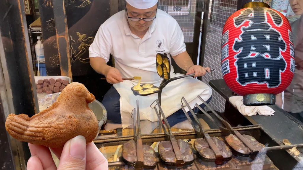 Japanese Street Food - Kimura Ningyo Yaki - Asakusa Tokyo