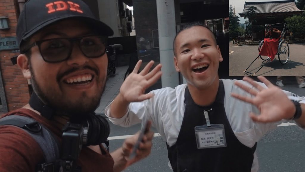 ASAKUSA Rickshaw TOUR!! The Best way to explore Asakusa (浅草) TOKYO | JAPAN