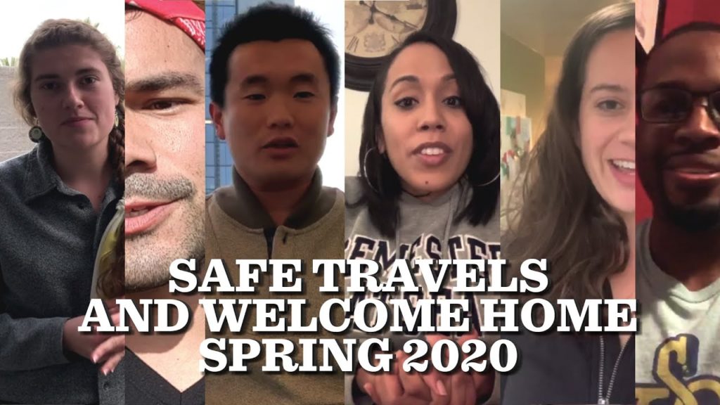Safe Travels and Welcome Home Spring 2020 Semester at Sea
