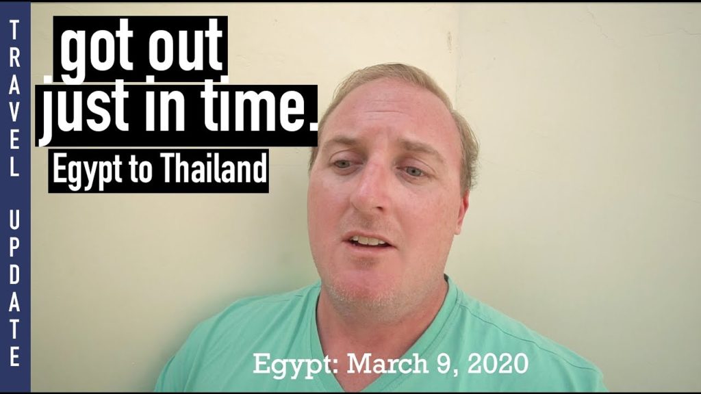 Traveling During Coronavirus | Leaving Egypt Early