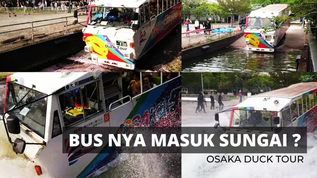 Bus Osaka Duck Tour masuk ke sungai ?