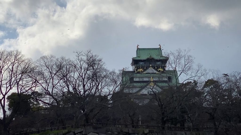 Osaka castle and Cherry blossom Part1