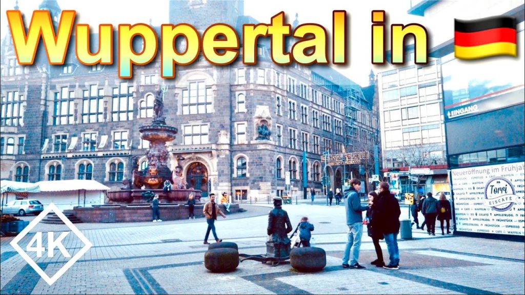 Walking through Western Germany - Wuppertal City Tour in the Late Afternoon
