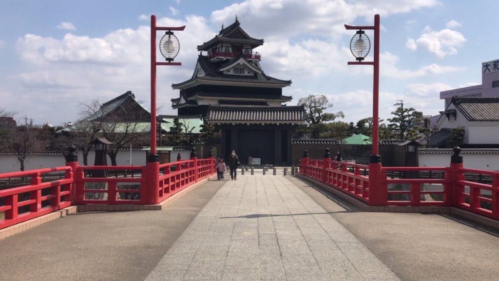 Japanese Street Nagoya Kiyos Castle 일본 거리 나고야 기요스 성