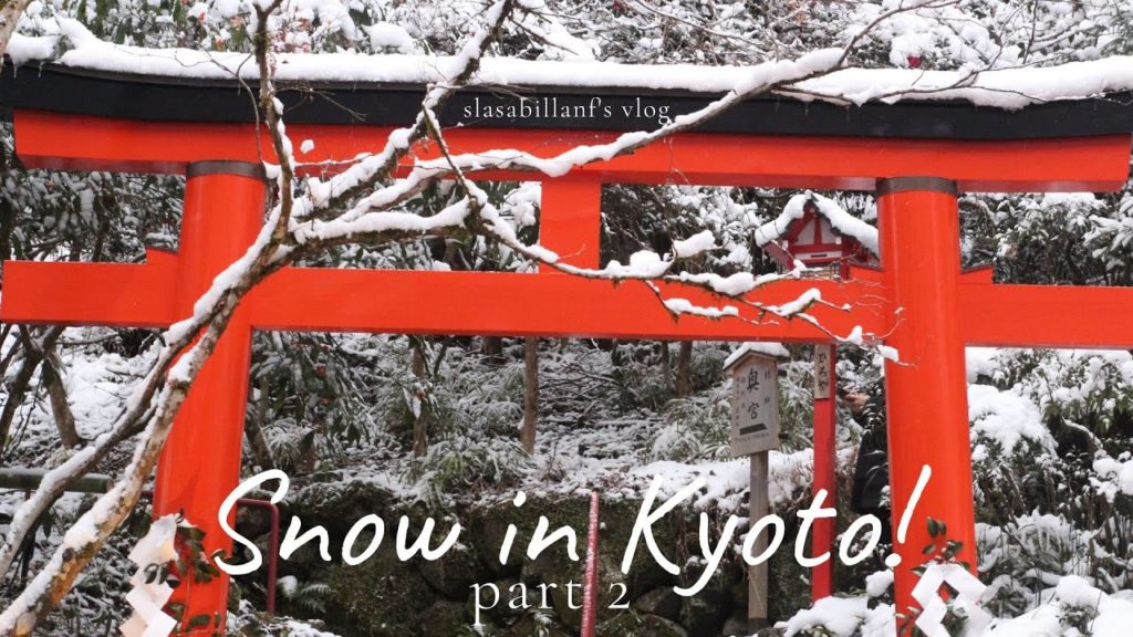 First time seeing snow! Snow in Kyoto pt 2 - Must visit Kifune Shrine! #slasvlog eps 11