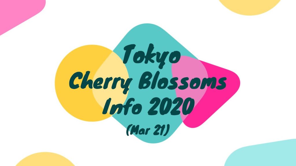 Tokyo cherry blossoms info 2020 (Mar 21) - Japan Culture Guide official video channel