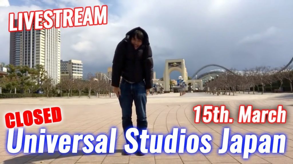 [Livestream] Closed Universal Studio and CityWalk, Let's walk and enjoy eating Convini Foods there!