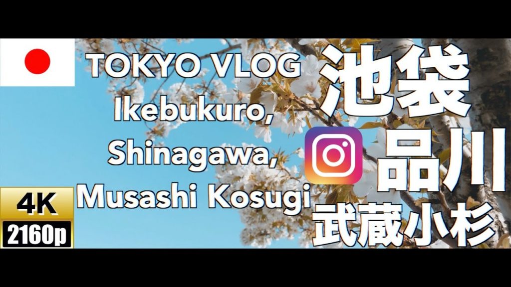 【4K】TOKYO VLOG【Ikebukuro, Shinagawa, Musashi Kosugi】【池袋,品川,武蔵小杉】【インスタ映え】【Instagram spots】