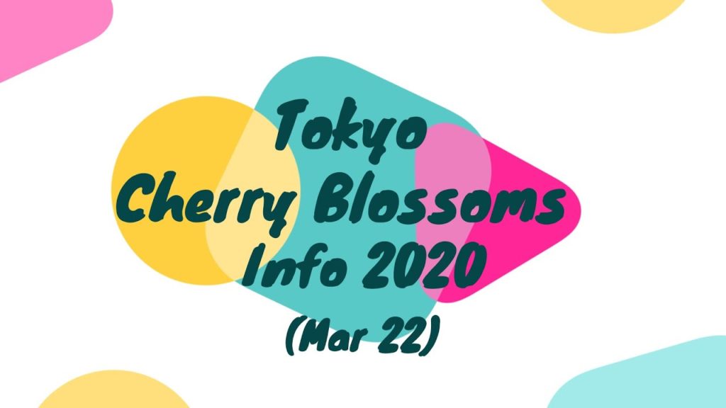 Tokyo cherry blossoms info 2020 (Mar 22) - Japan Culture Guide official video channel