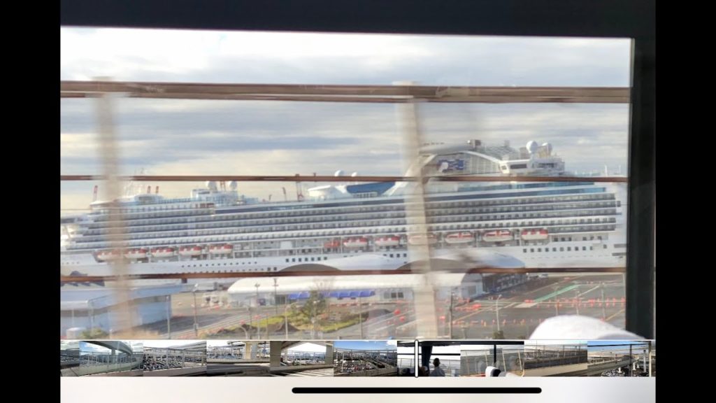 Diamond Princess Cruise Ship Yokohama Docks