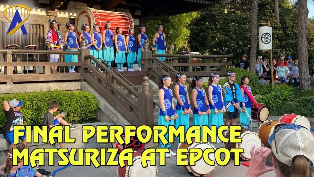 Final Show for Matsuriza, the drummers in Japan at Epcot
