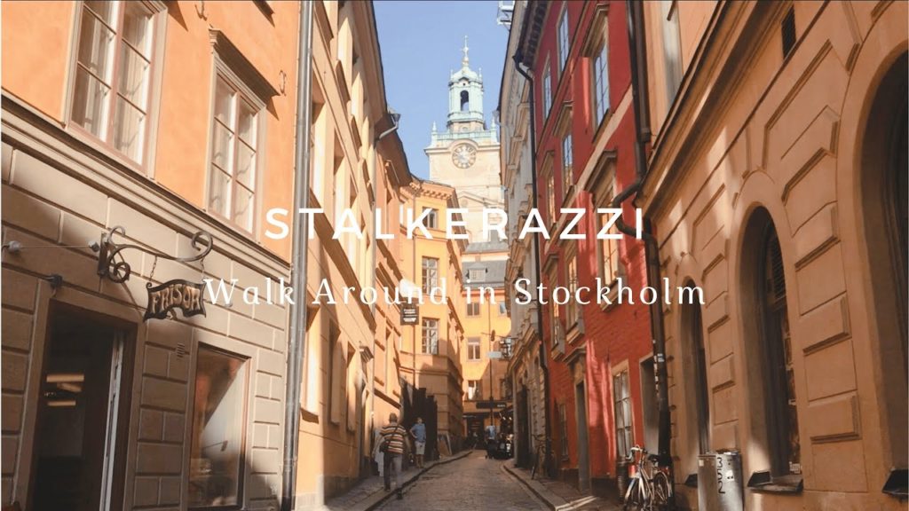 [CC] 🍨🏰 Walk Around in Stockholm, Sweden 🐟🕺|| Stalkerazzi Vlog. 18