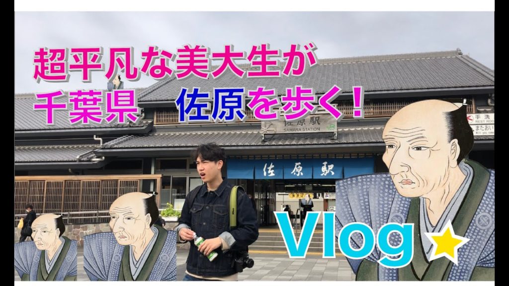 超平凡な美大生がVlogを撮ってみた　Art Student Walk in Sawara,Chiba.　Vlog 学生
