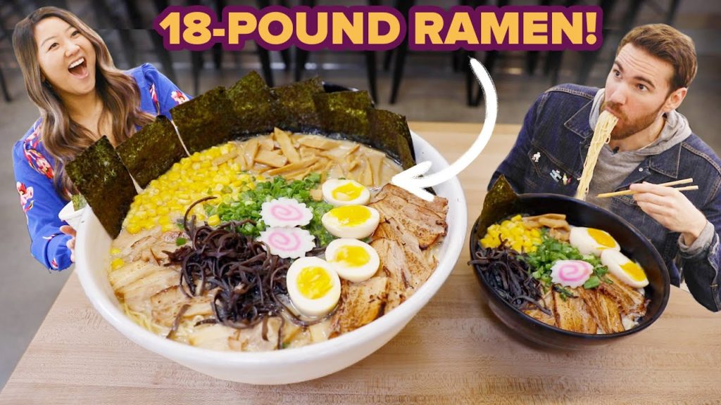 I Challenged My Friend To Eat An 18½-Pound Bowl Of Ramen • Giant Food Time I Challenged My Friend To Eat An 18½-Pound Bowl Of Ramen • Giant Food Time