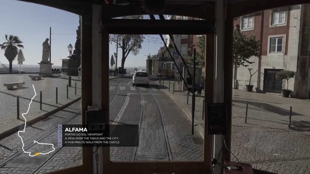 A Tram Ride in Lisbon