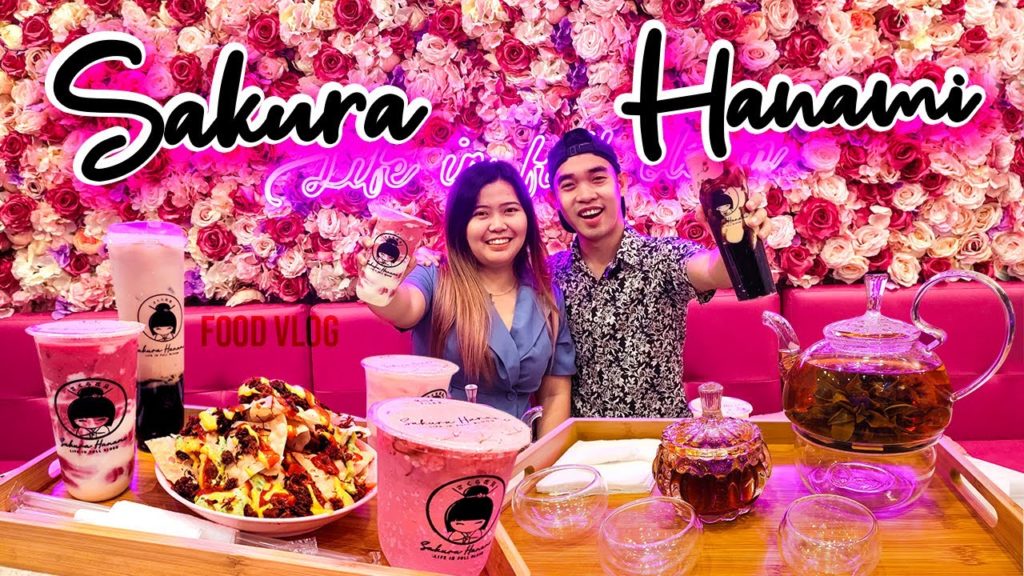 TRENDING: Sakura Hanami - Cherry Blossom Milk Tea Shop in the Philippines | UST Fusebox Branch