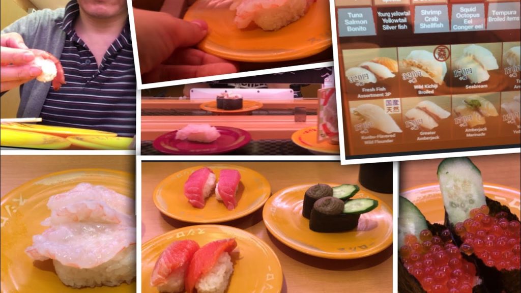 Japan trip. Tokyo food.How to order, eat, pay Conveyer Belt Sushi in Ameyoko. SUSHIRO. UENO