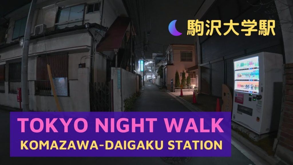 【4K】Tokyo Night Walk - Komazawa University Station - 駒沢大学駅 - Setagaya, Tokyo, Japan - 2020 - 東京世田谷