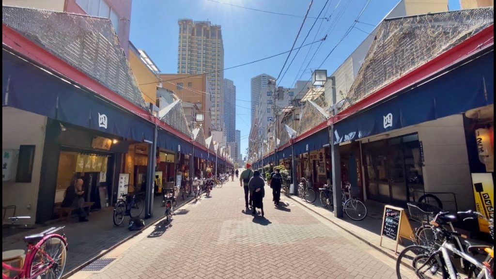 【4K】Walk on Kachidoki(勝どき)-Tsukishima(月島) at Tokyo【2020】