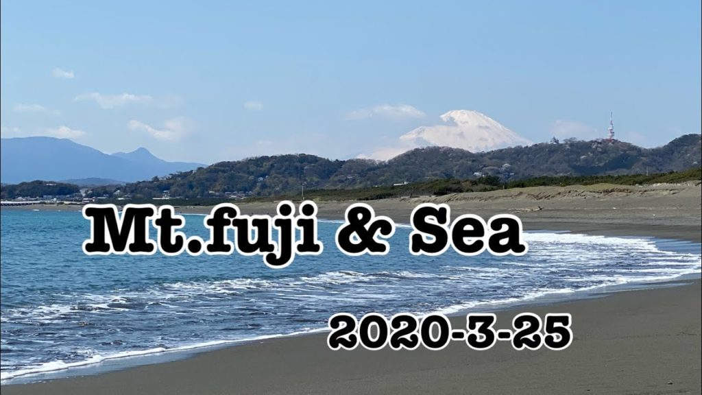 Mt.Fuji today　2020-3-25　今日の富士山