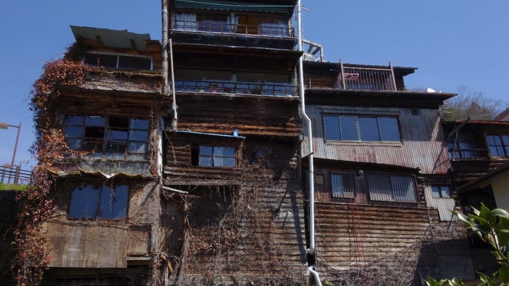 吉野町の木造の古い食堂と旧道【昭和レトロ】Yoshino Nara Japan